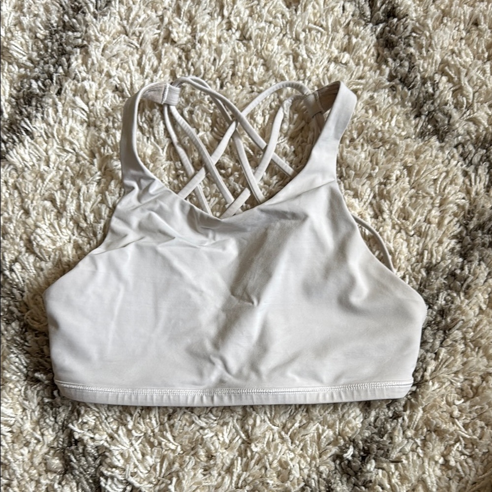 lululemon athletica White Sports Bra